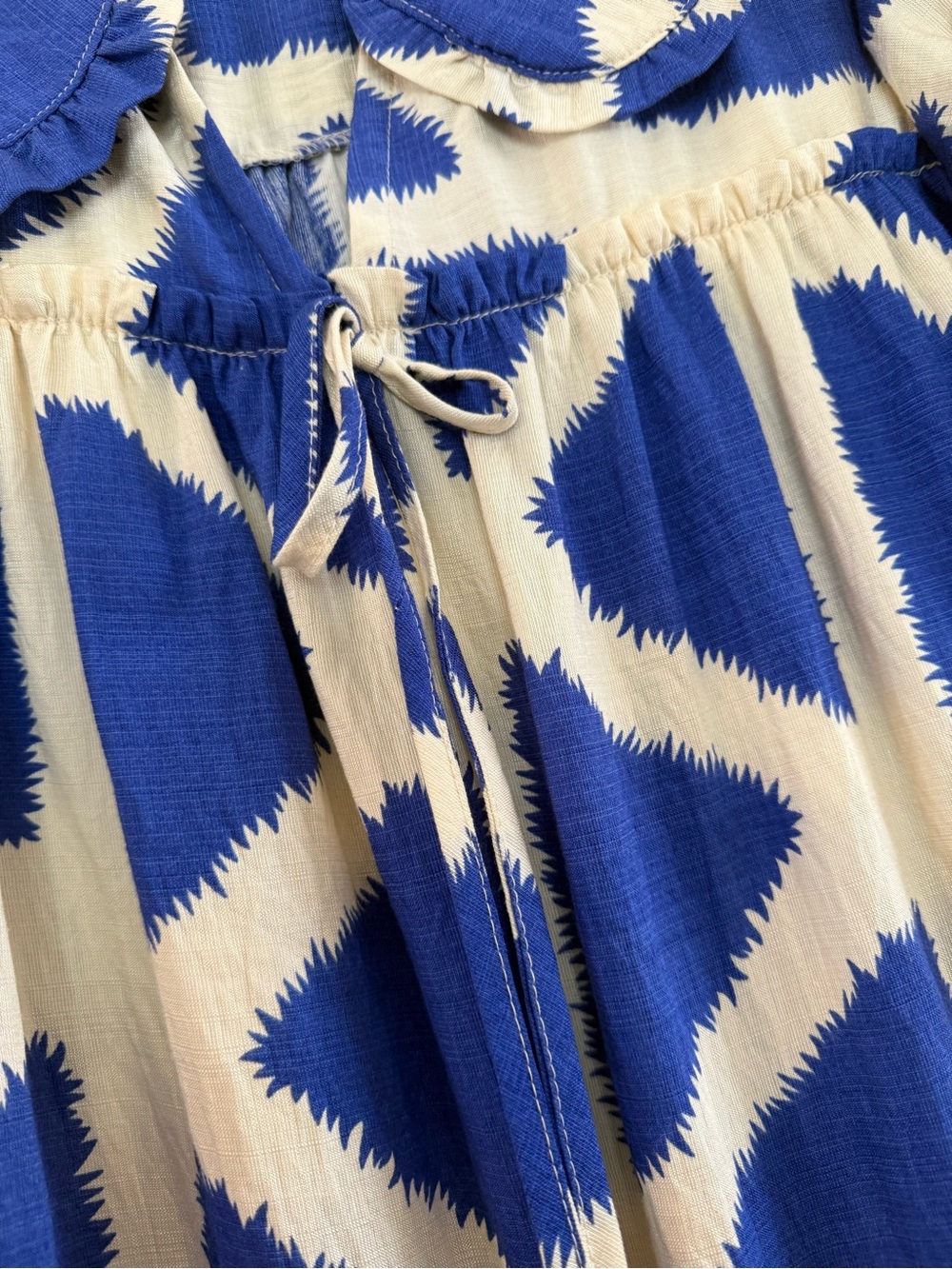 Blue & White 4th of July Midi Dress with pockets - Picture 6 of 9
